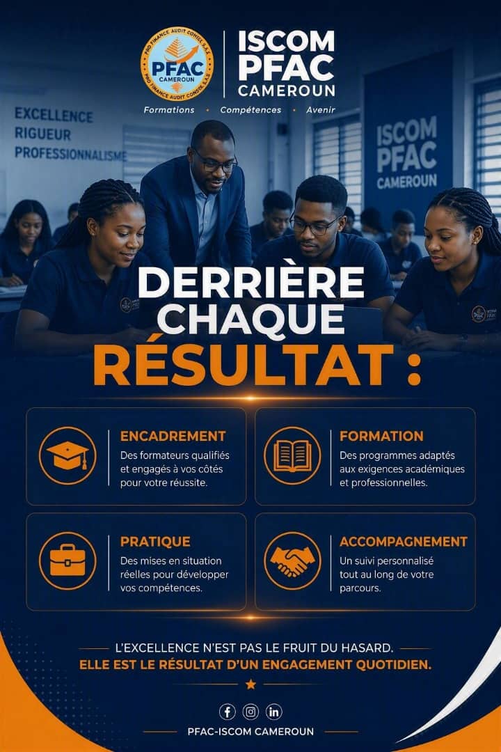 ISCOM PFAC Cameroun – Rentrée 2026